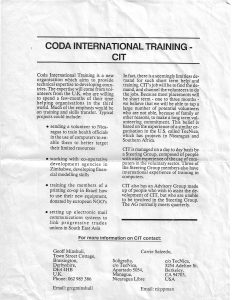 Coda's first leaflet